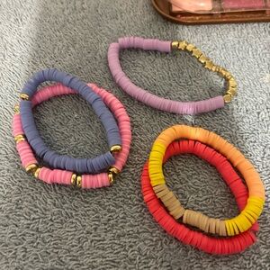 Colorful Beaded Bracelets Set